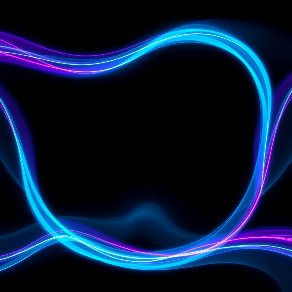 Flowing luminous rivers representing automated pipelines